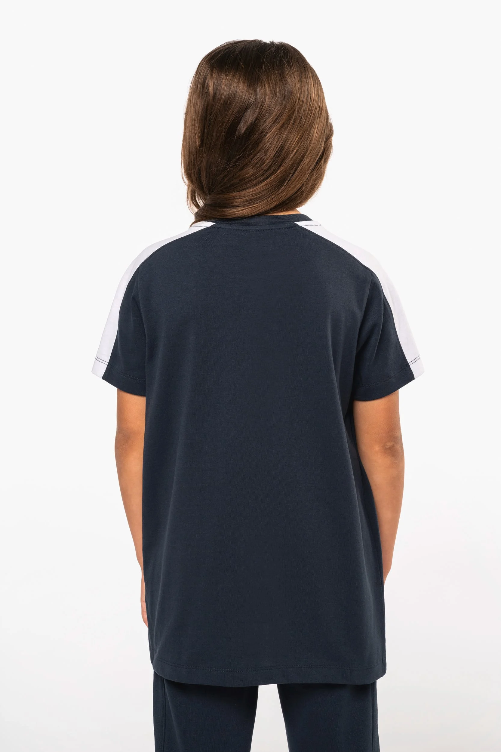 PA4056 - T-shirt teamwear bicolore enfant – Image 3