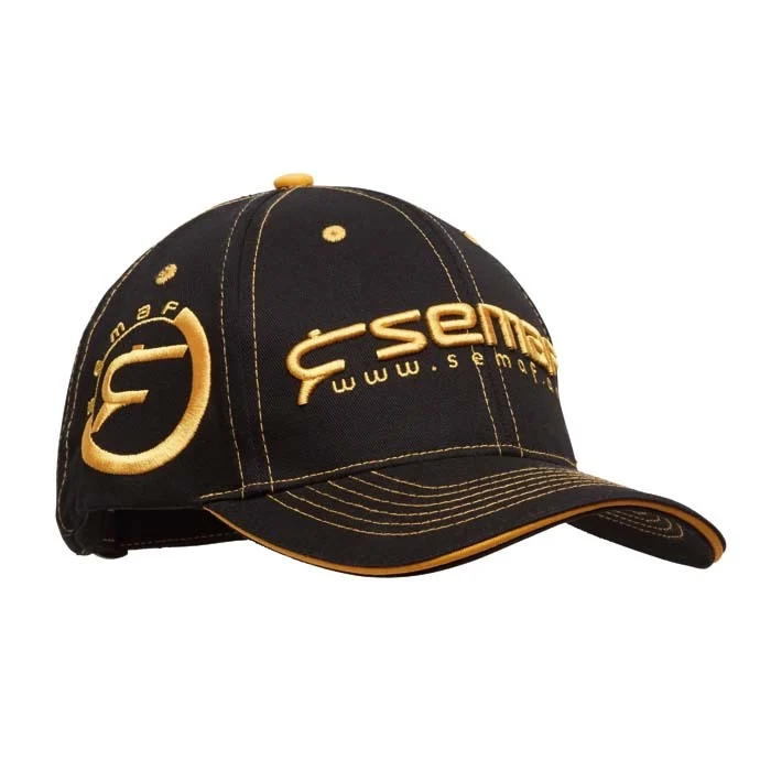 MH2003 - Casquette à 6 panneaux, en coton sergé de qualité supérieure, avec sandwich