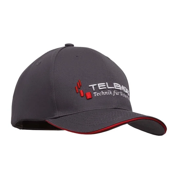 MH2003 - Casquette à 6 panneaux, en coton sergé de qualité supérieure, avec sandwich