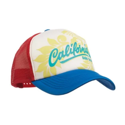 MH2201 - Casquette trucker 5 panneaux en mousse. Profil haut (9cm).