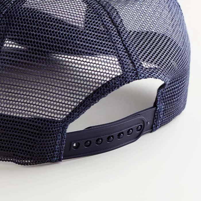 MH2201 - Casquette trucker 5 panneaux en mousse. Profil haut (9cm).