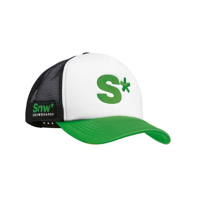 MH2201 - Casquette trucker 5 panneaux en mousse. Profil haut (9cm).
