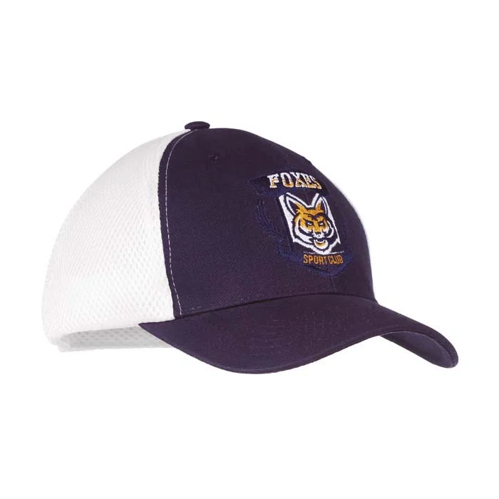 MH2313 - Casquette en coton épais brossé avec sandwich et arrière en maille.