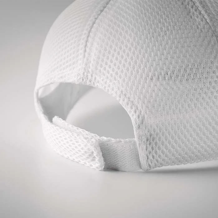 MH2313 - Casquette en coton épais brossé avec sandwich et arrière en maille.