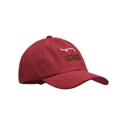 MH2323 - Casquette 6 panneaux en polyester avec panneaux perforés.