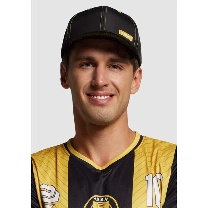 MH2336 - Casquette de baseball en pongé avec dos en maille perforée.