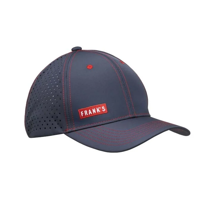 MH2336 - Casquette de baseball en pongé avec dos en maille perforée.