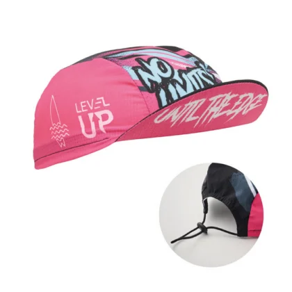 MH2339 - Casquette de cycliste adulte en quadri avec fermeture par cordon.
