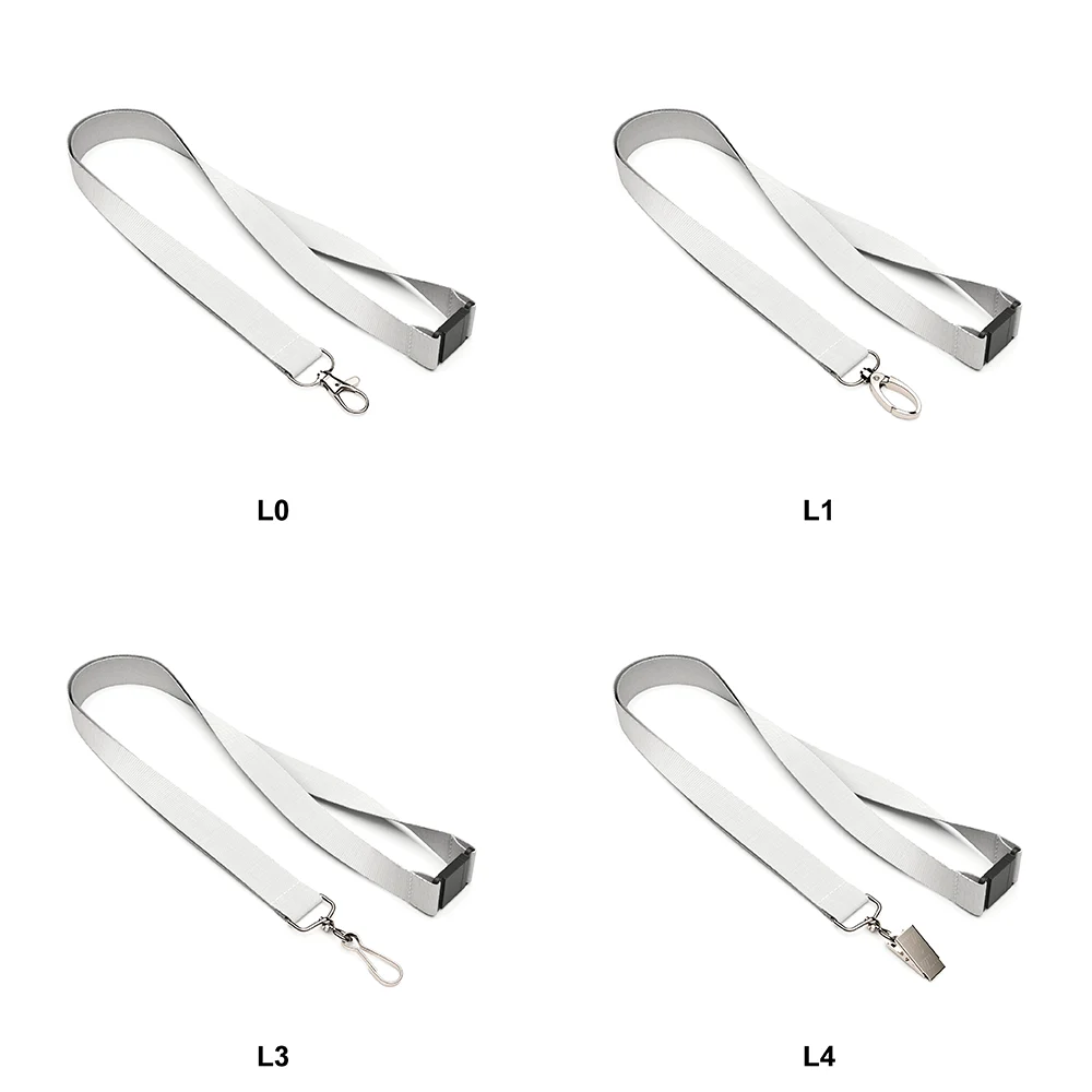 ML1036 - Lanyard en coton biologique sérigraphié.