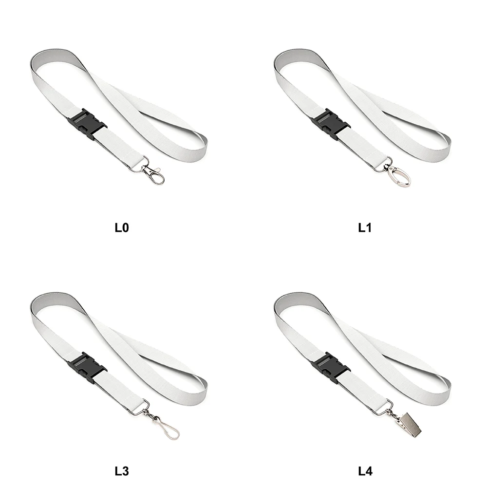ML1037 - Lanière détachable en coton biologique sérigraphié.