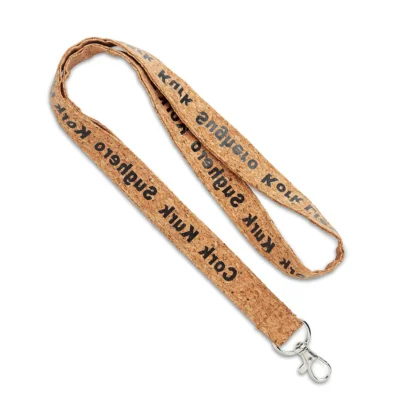 ML1038 - Lanyard en liège sérigraphié.