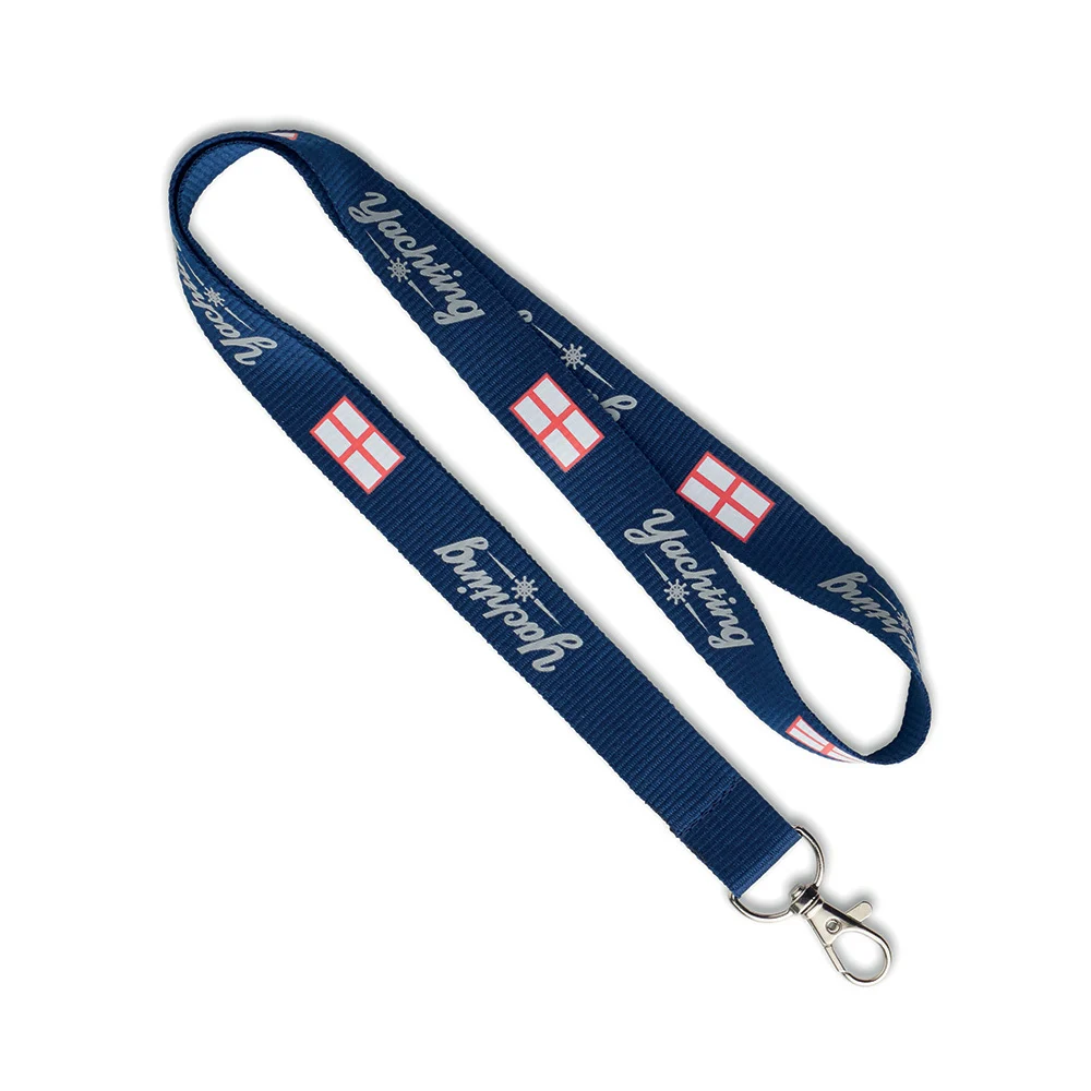 ML1101 - Lanyard en polyester avec sérigraphie assortie aux pantone.