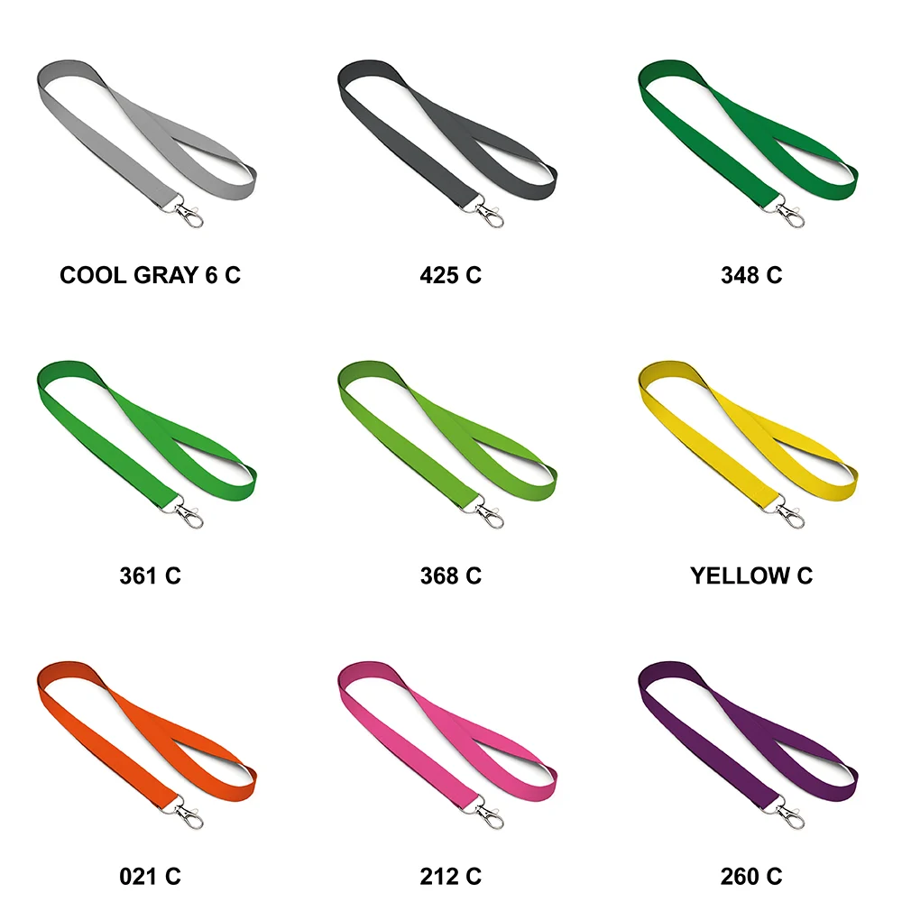 ML1101 - Lanyard en polyester avec sérigraphie assortie aux pantone.