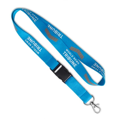 ML1102 - Lanière détachable en polyester avec sérigraphie assortie au pantone.