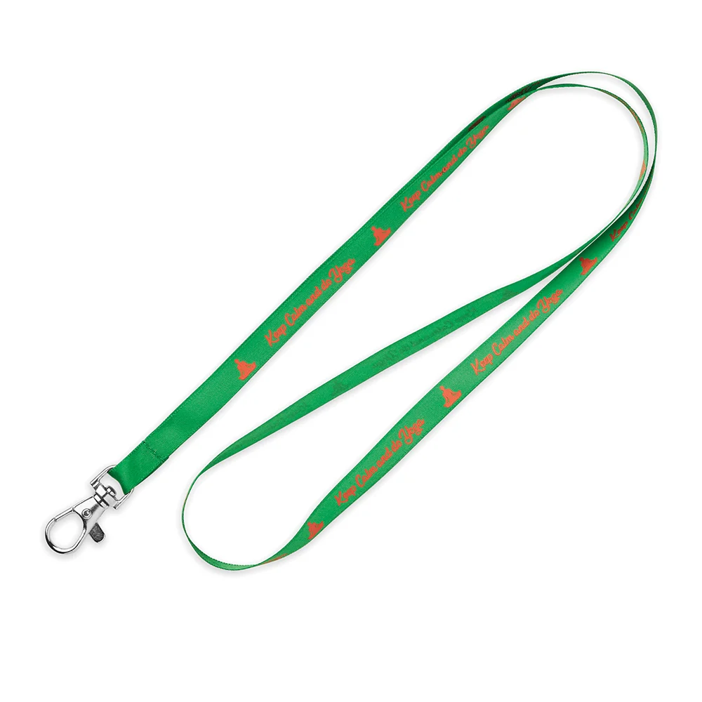 ML1130 - Lanyard en satin sérigraphié.