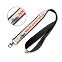 ML1134 - lanyard en polyester avec superposition de satin sublimé.