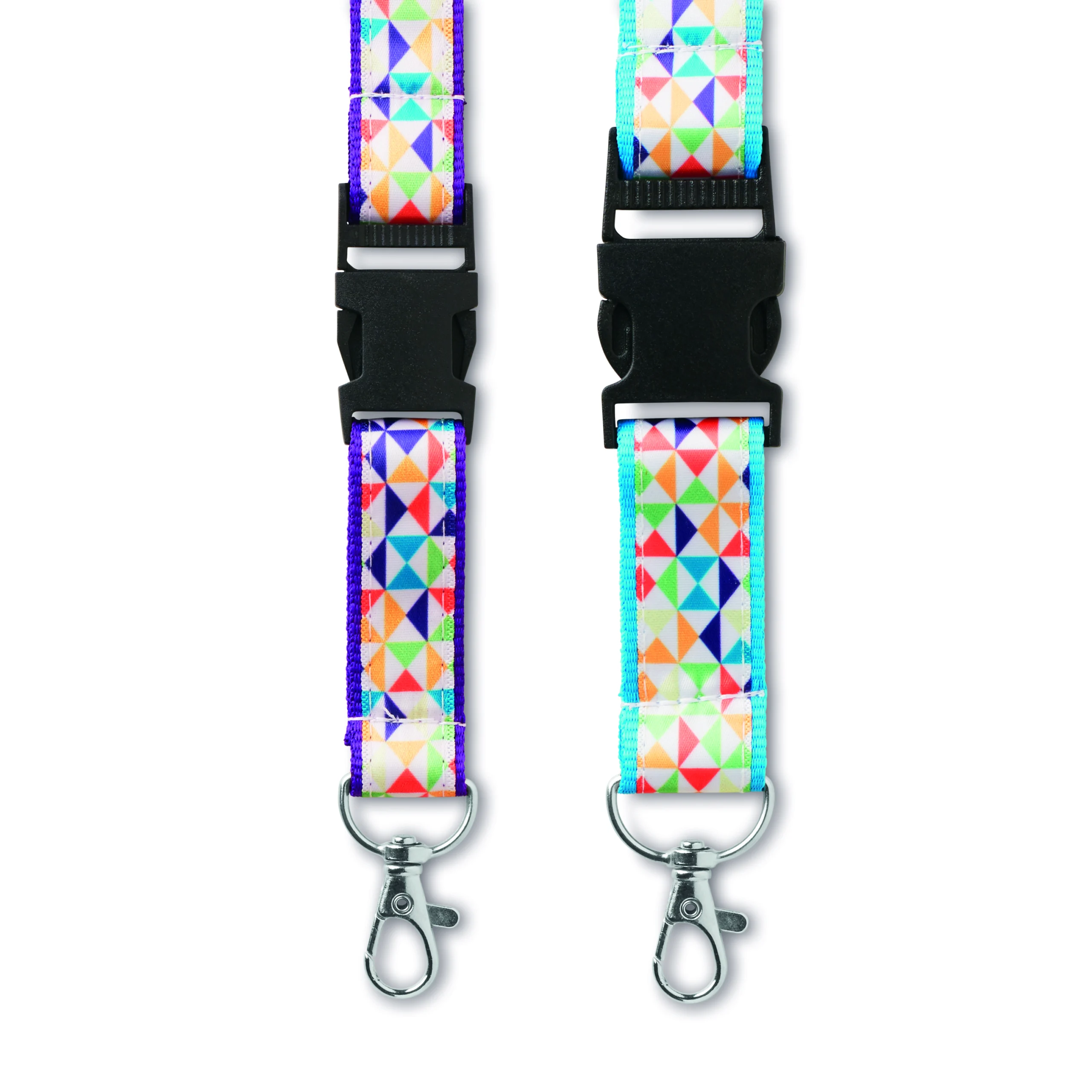 ML1134 - lanyard en polyester avec superposition de satin sublimé.