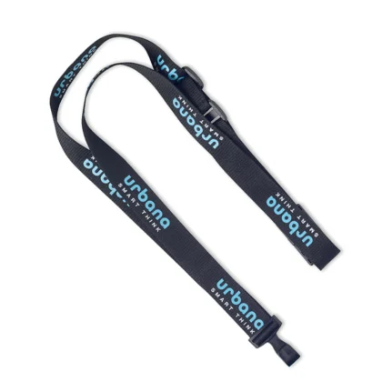 ML1175 - Cordon en polyester anti-torsion, sérigraphié