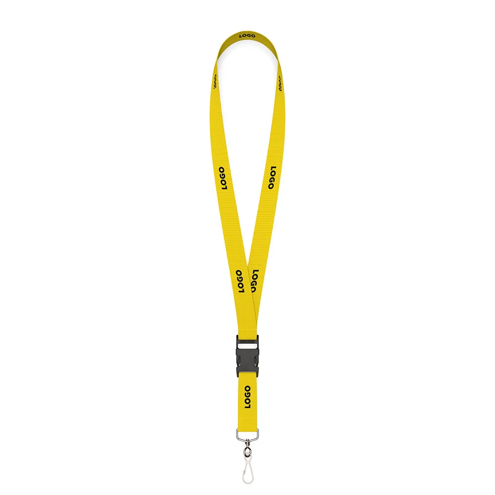 ML1203 - Lanière détachable en sérigraphie RPET assortie au pantone.