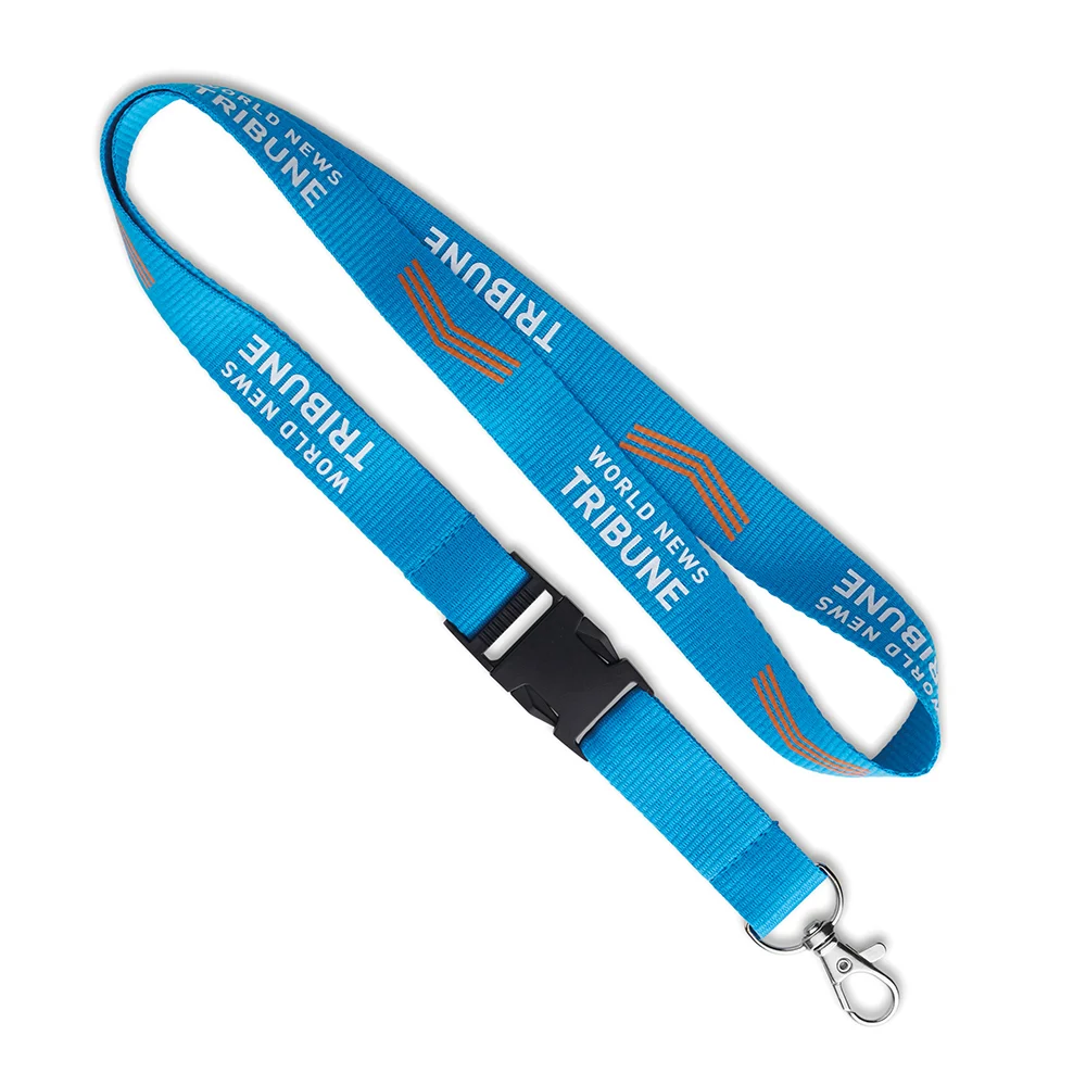 ML1203 - Lanière détachable en sérigraphie RPET assortie au pantone.