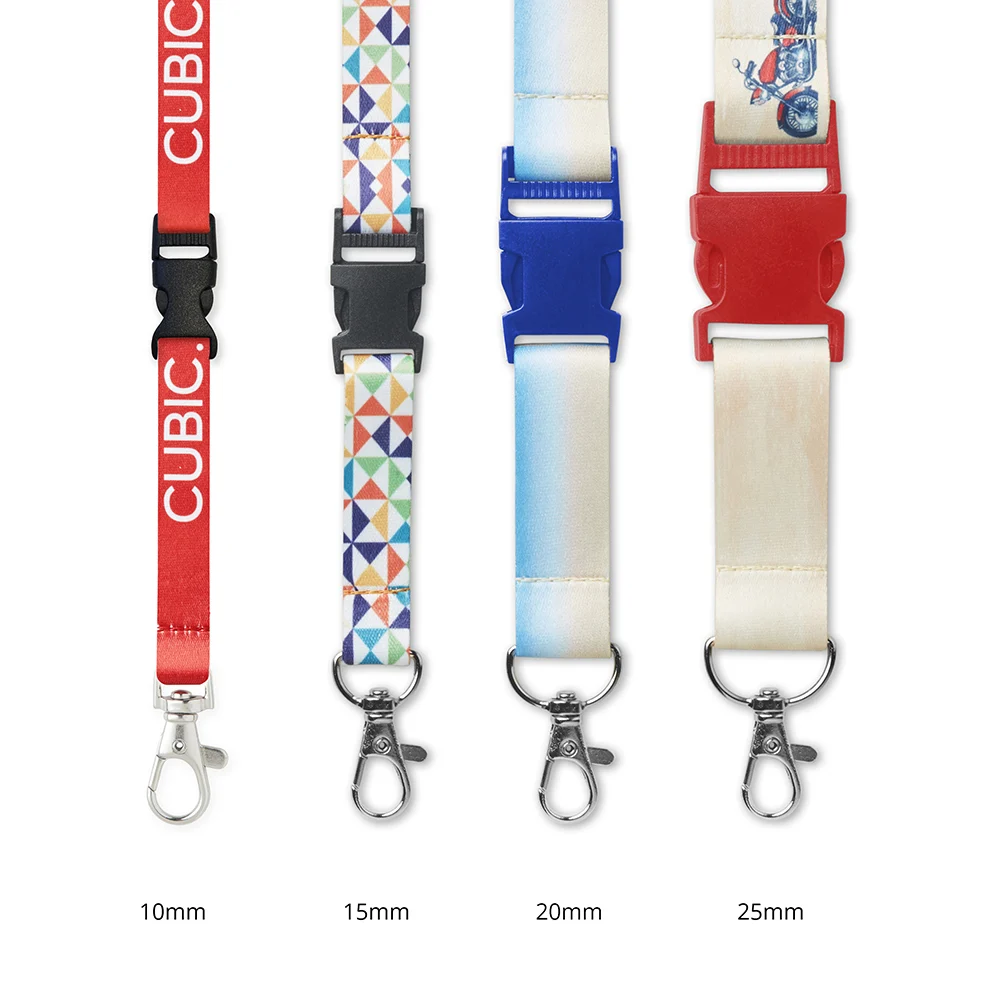 ML1230 - Lanière détachable en satin sérigraphié.