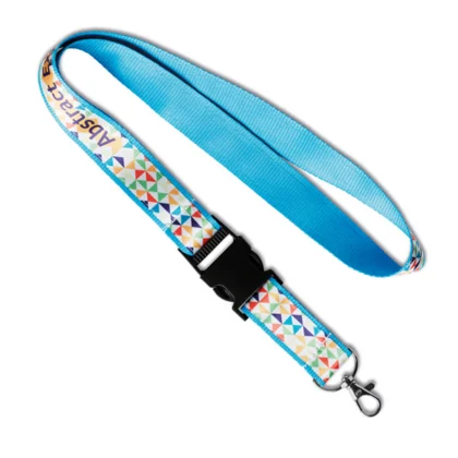 ML1234 - Lanière amovible en polyester avec revêtement en satin sublimé.