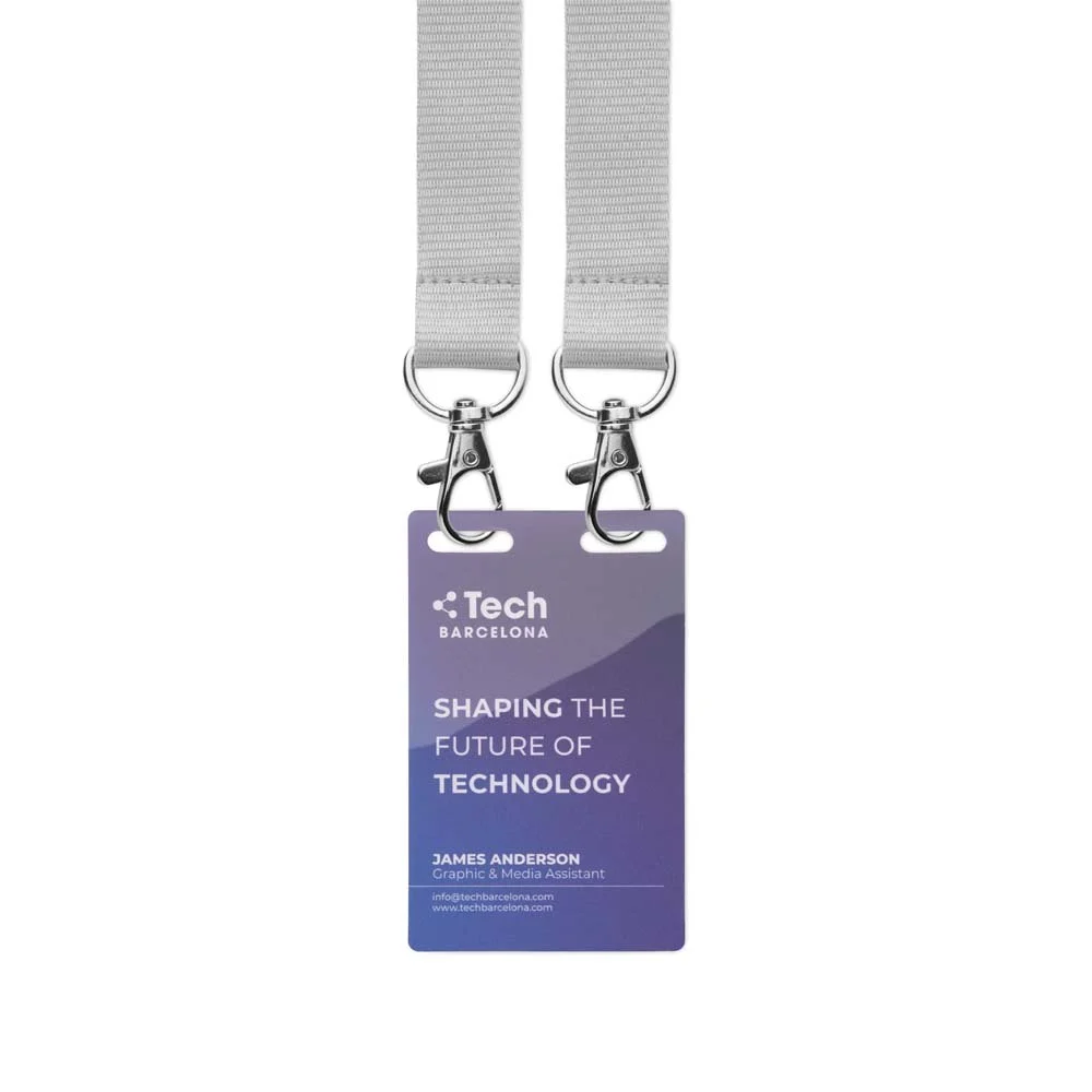MLID02 - Badges d'identification en PVC imprimés et durables (86x54mm)