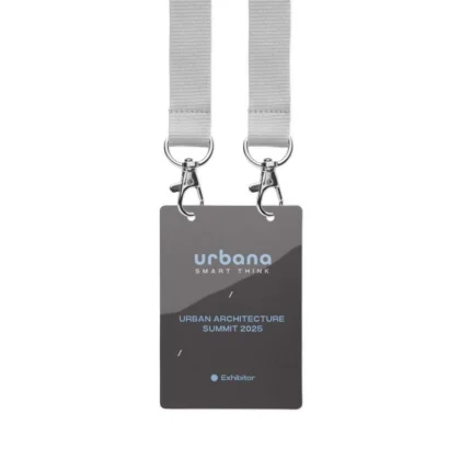 MLID03 - Badges d'identification en PVC imprimés et durables (100x70mm)