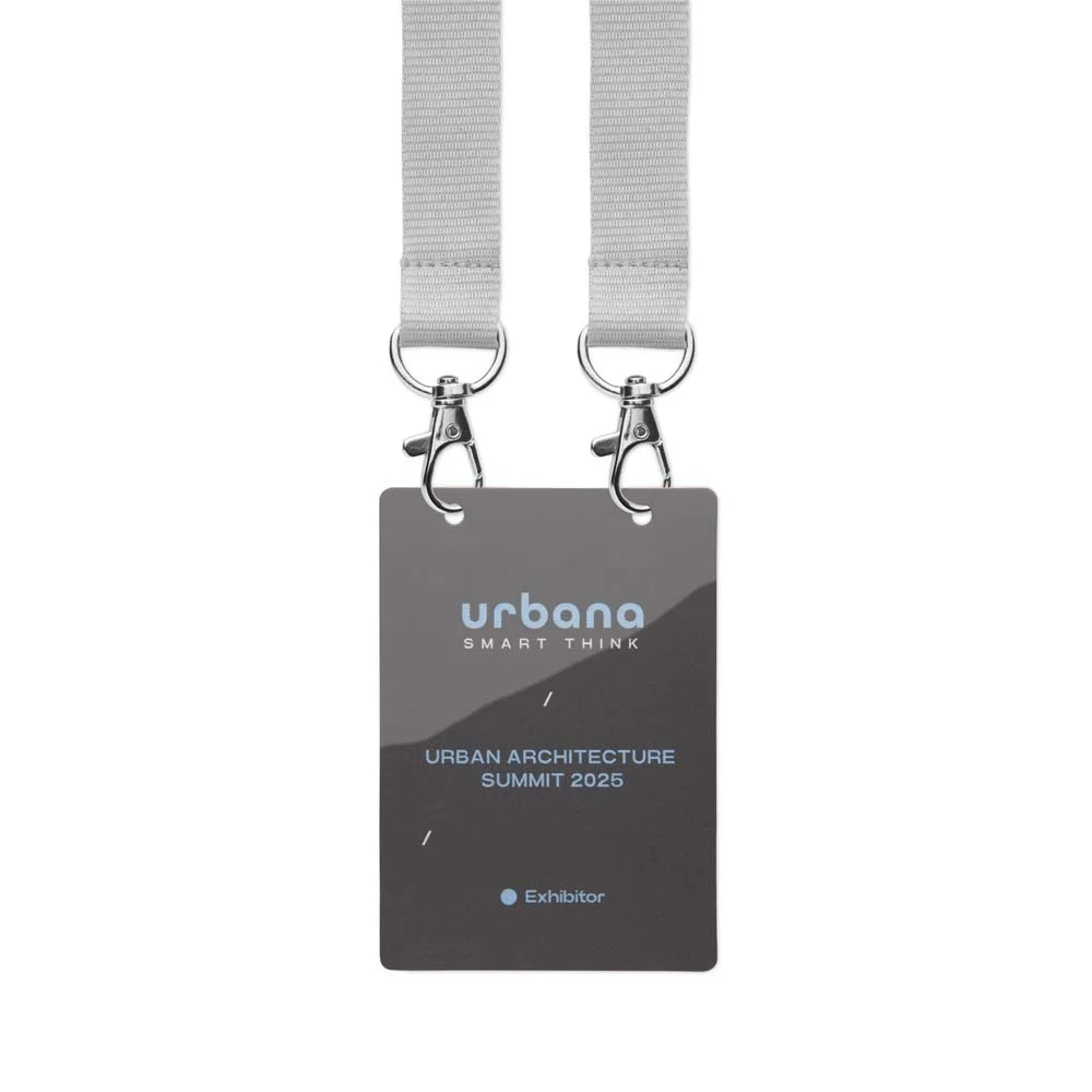 MLID03 - Badges d'identification en PVC imprimés et durables (100x70mm)
