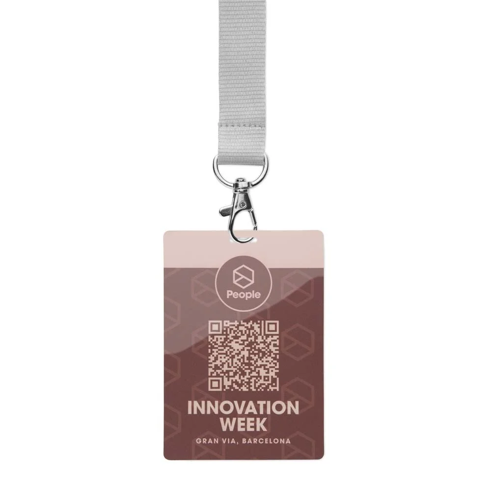 MLID03 - Badges d'identification en PVC imprimés et durables (100x70mm)
