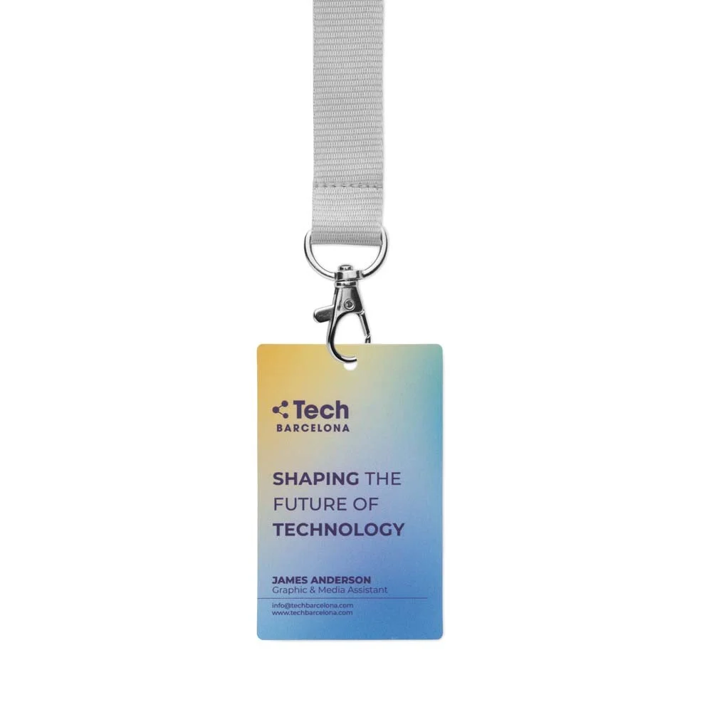 MLID06 - Badges d'identification en papier laminé imprimé durable (86x54mm)