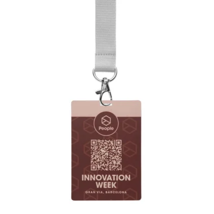 MLID07 - Badges d'identification en papier laminé imprimé durable (100x70mm)