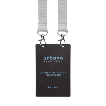 MLID08 - Badges d'identification en papier laminé durable (120x80mm)