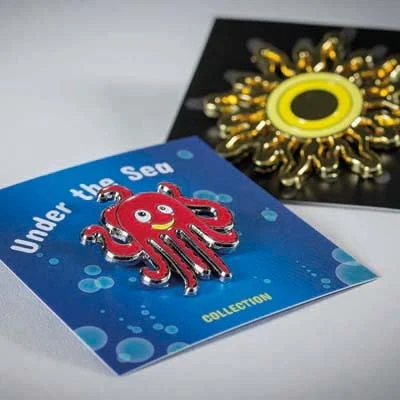 MPIN85 - Pin's personnalisé en alliage de zinc recyclé avec logo en émail doux