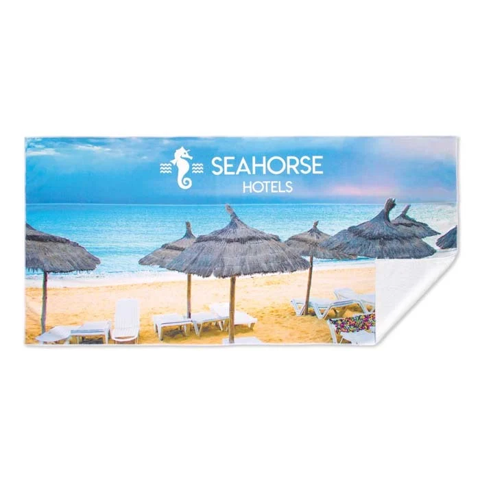 MT4003 - Serviette de plage quadri en microfibre 240gsm
