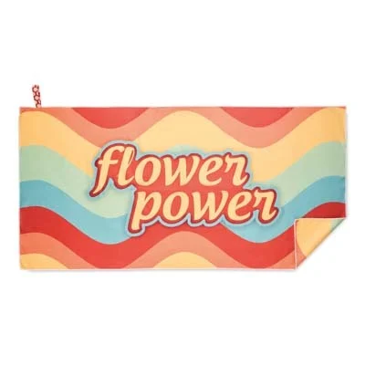 MT4010 - Serviette de plage en quadri avec élastique