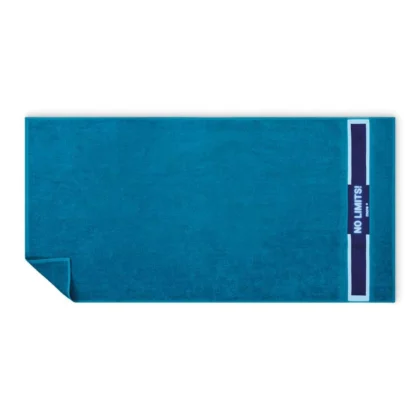 MT4015 - Serviette de plage en coton avec bordure en polyester sublimé (350 ou 400 g/m²)