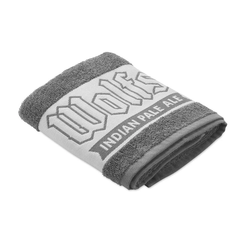 MT4027 - Serviette de toilette en coton avec bordure tissée en jacquard (400 g/m²)