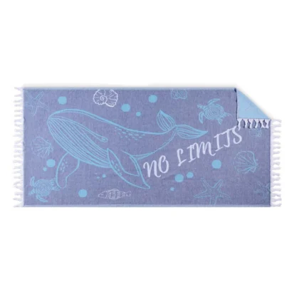 MT4209 - Serviette de hammam en coton avec votre logo tissé en jacquard (170 g/m²)