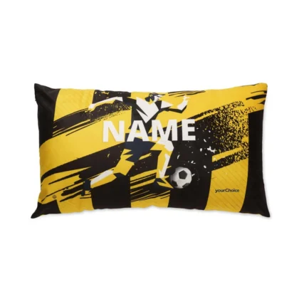 MT6003 - Housse de coussin rectangulaire en velours polyester, au design éclatant.