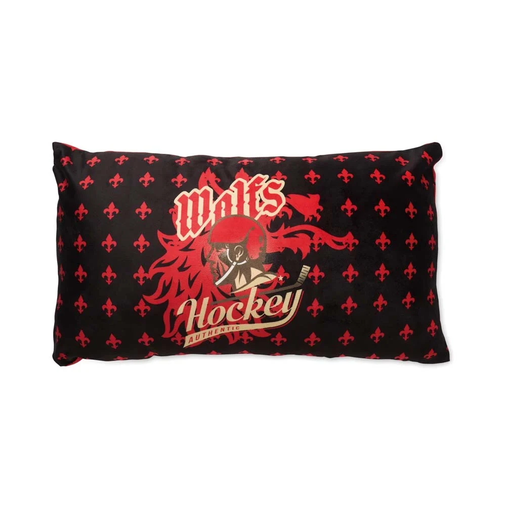 MT6003 - Housse de coussin rectangulaire en velours polyester, au design éclatant.