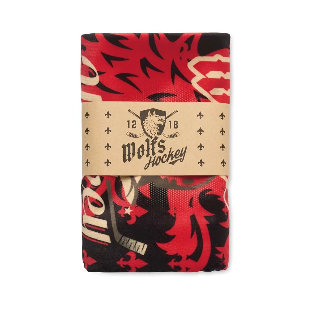 MT6003 - Housse de coussin rectangulaire en velours polyester, au design éclatant.