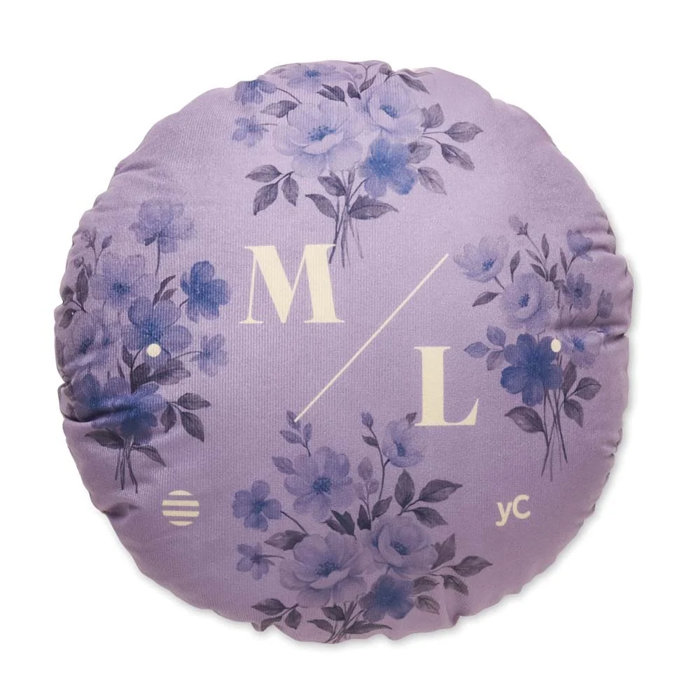 MT6005 - Housse de coussin ronde promotionnelle en polyester