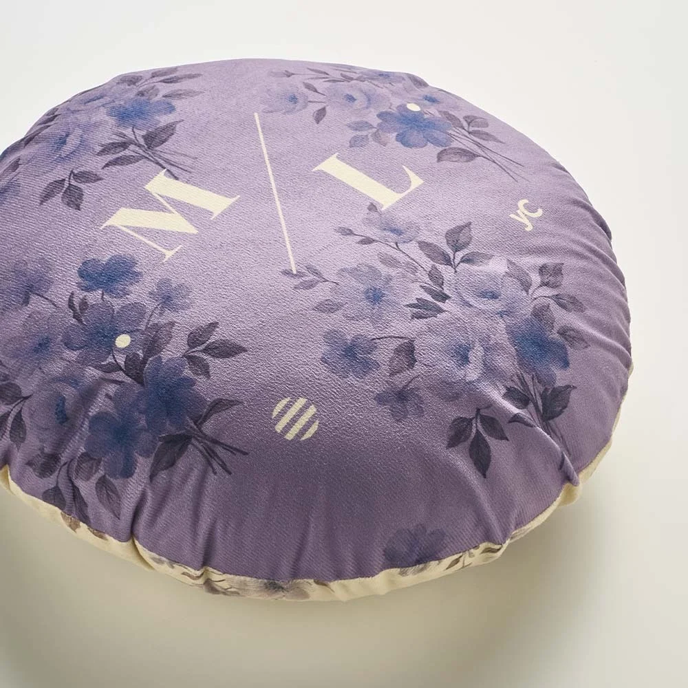 MT6005 - Housse de coussin ronde promotionnelle en polyester