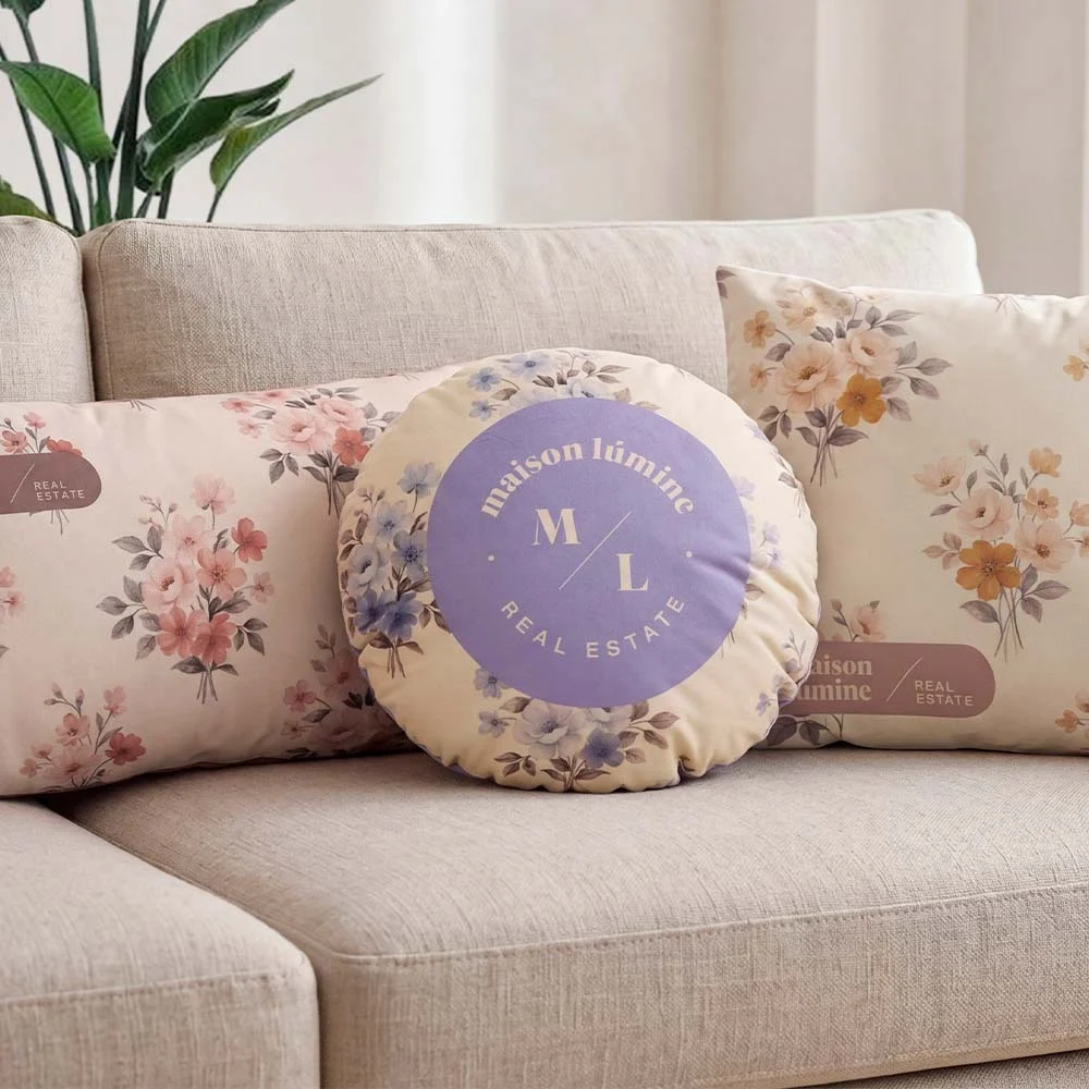 MT6102 - Coussin rectangulaire promotionnel en polyester rembourré