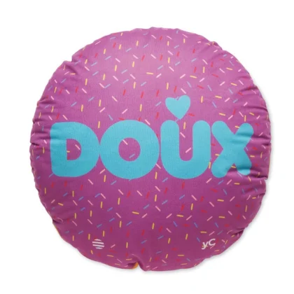 MT6105 - Coussin rond promotionnel en polyester rembourré