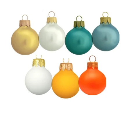 Boules de Noël en verre 100 mm personnalisées