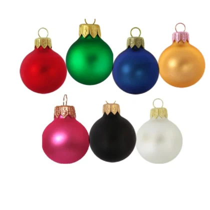 Boules de Noël en verre 60 mm personnalisées