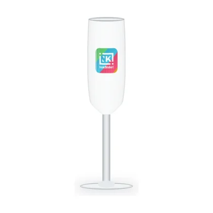 Flûte à champagne Events 16 cl translucide personnalisée, impression quadri