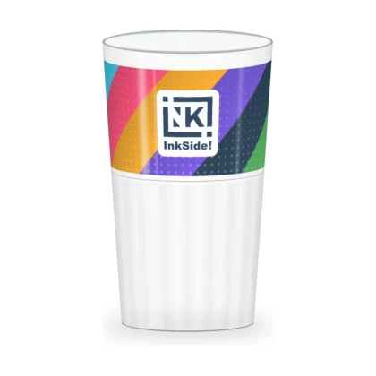 Verre Mojito Fresh 43 cl blanc personnalisé, impression quadri